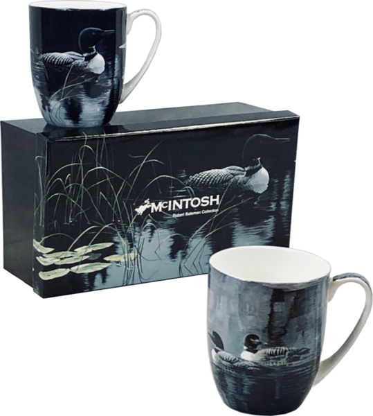 McIntosh China - Robert Bateman - Set of 2 - "Loons"