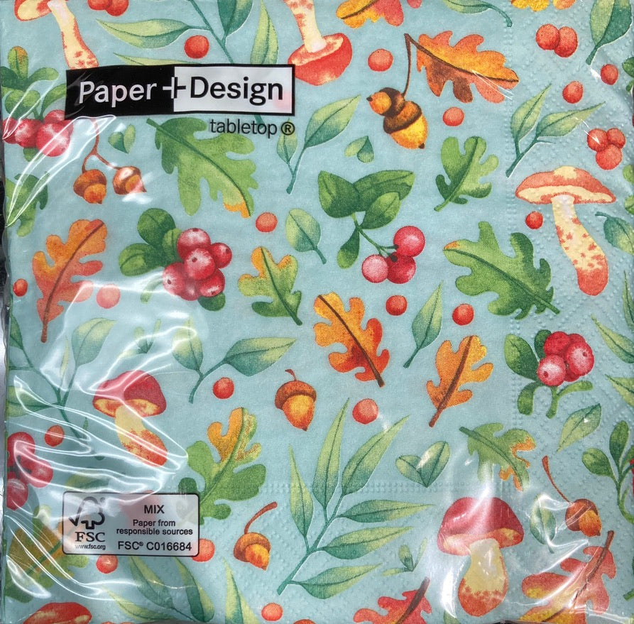 Napkins - Lunch - Autumn Mix