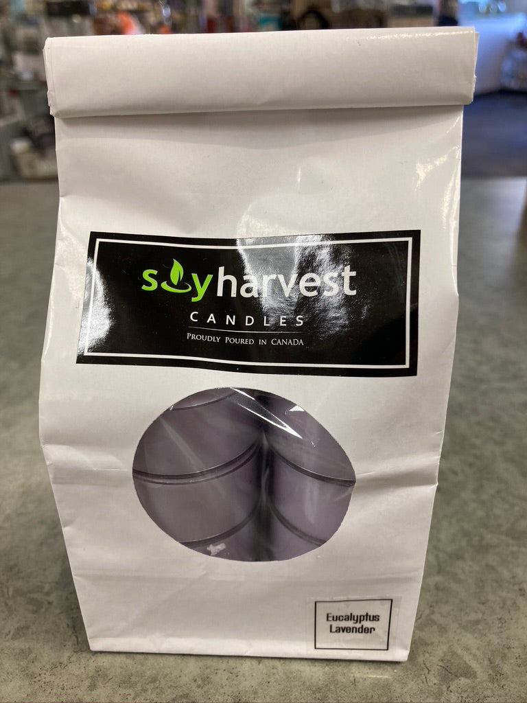 Soy Harvest Candles - Eucalyptus Lavender - Tea Lights