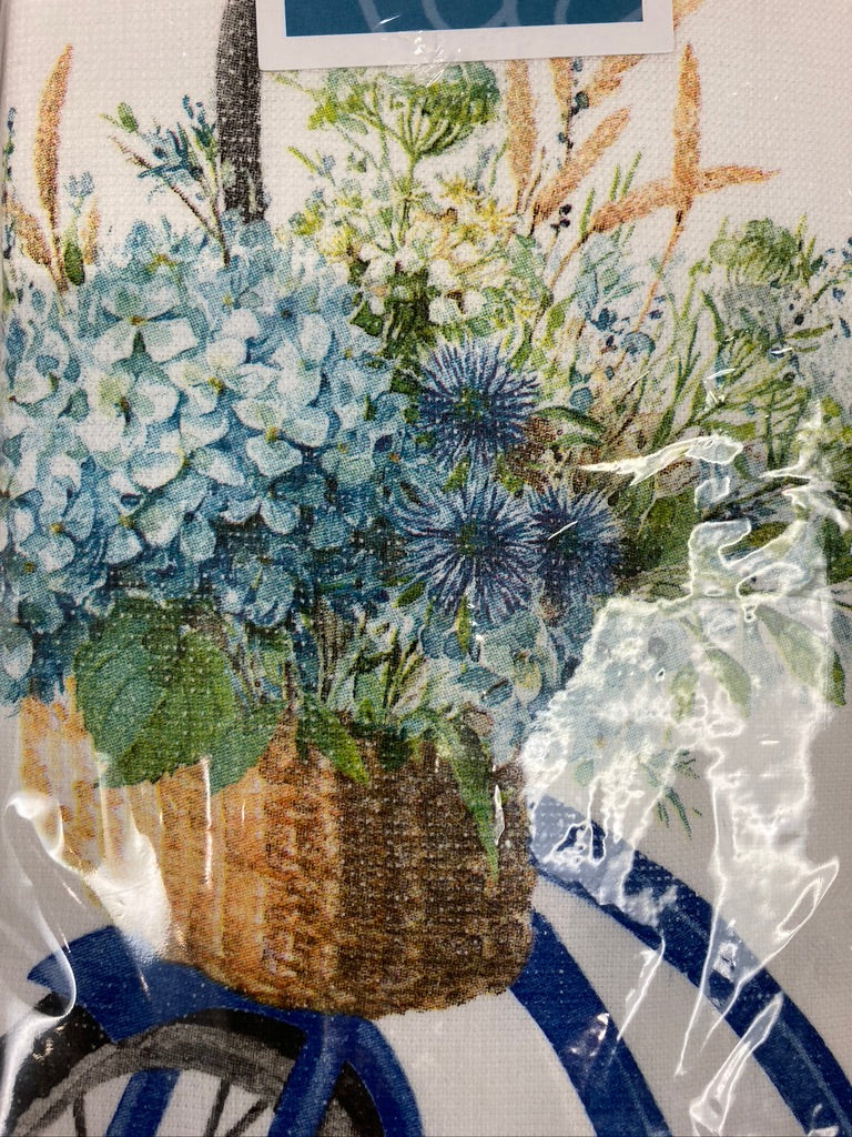 Tea Towel - Bouquet and Bike
