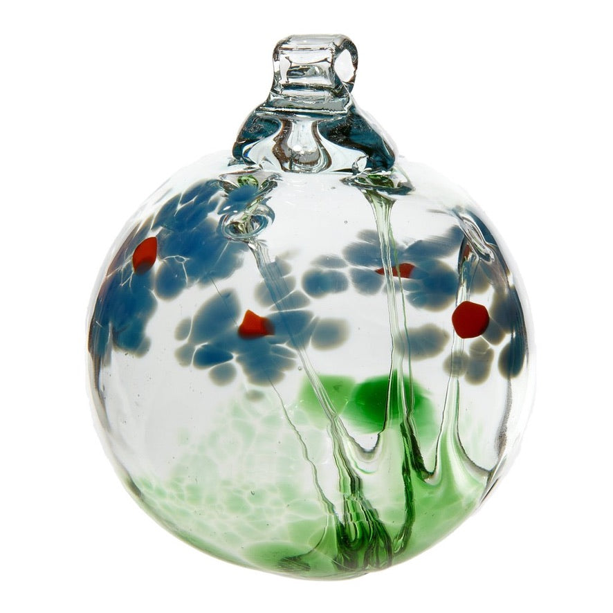 Kitras Art Glass - Blossom Ball - Sympathy - 3"