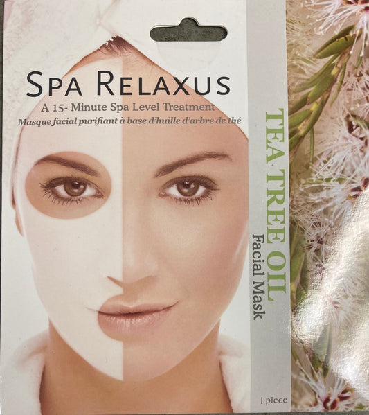 Relaxus Beauty - Facial Mask - Tea Tree OIl