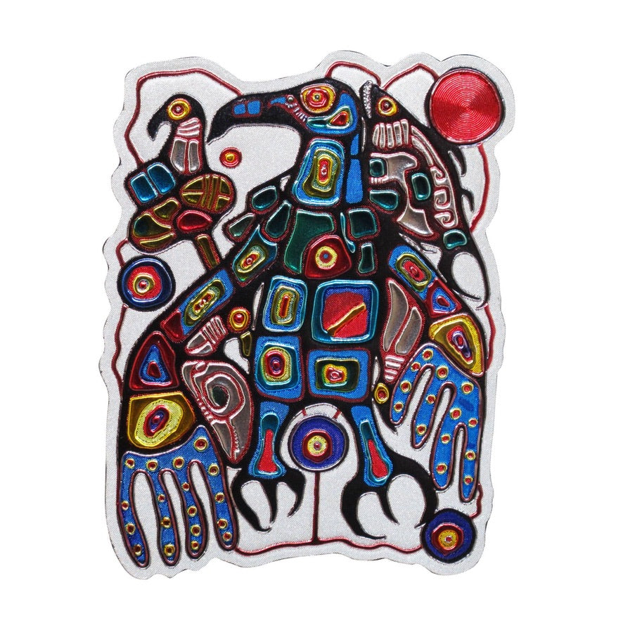 Oscardo - Norval Morrisseau - Magnet - Man Changes into Thunderbird