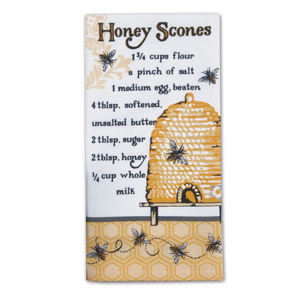 Tea Towel - Honey Scones Recipe
