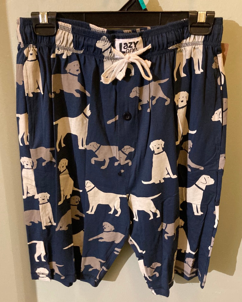 Unisex Adult PJ Shorts - Lazy One - Labs