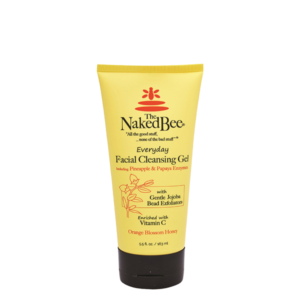 Naked Bee - Facial Cleansing Gel - Orange Blossom Honey - 5.5 oz.