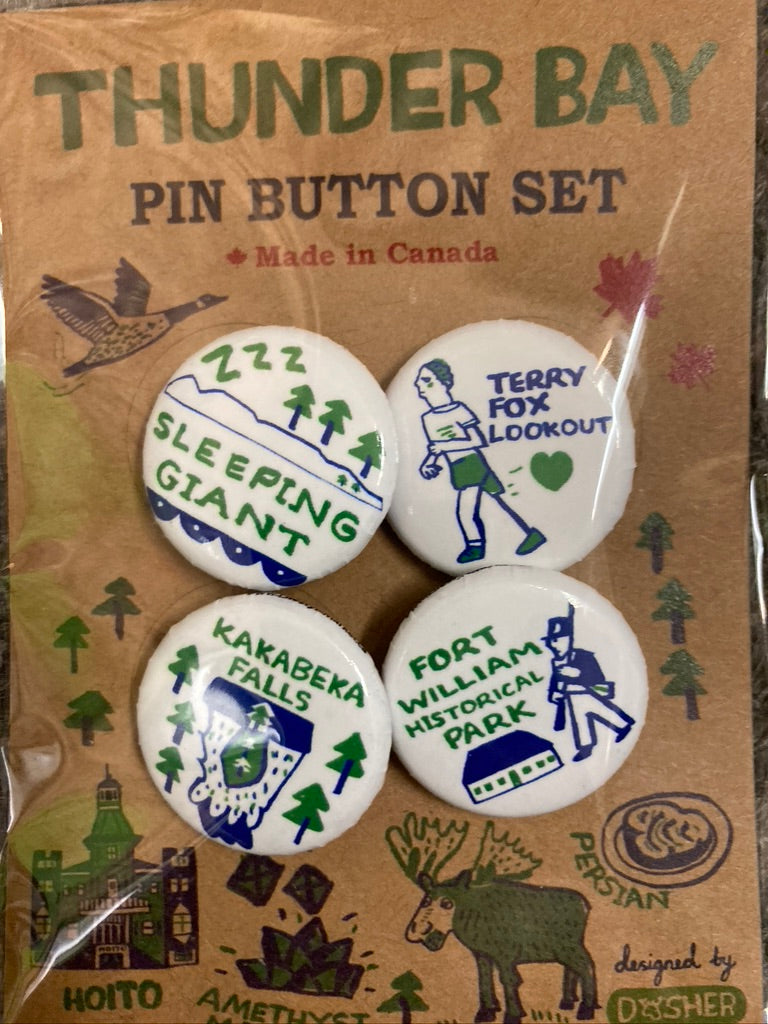 Souvenir - Cityscape Buttons