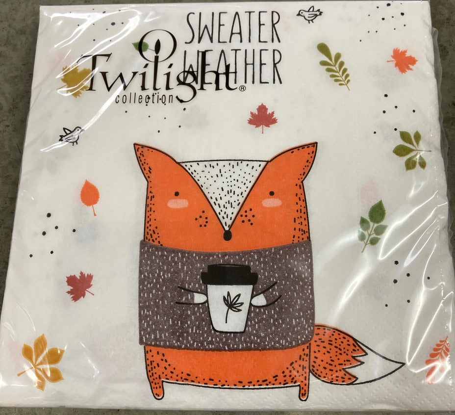 Napkins - Cocktail - Sweater Weather