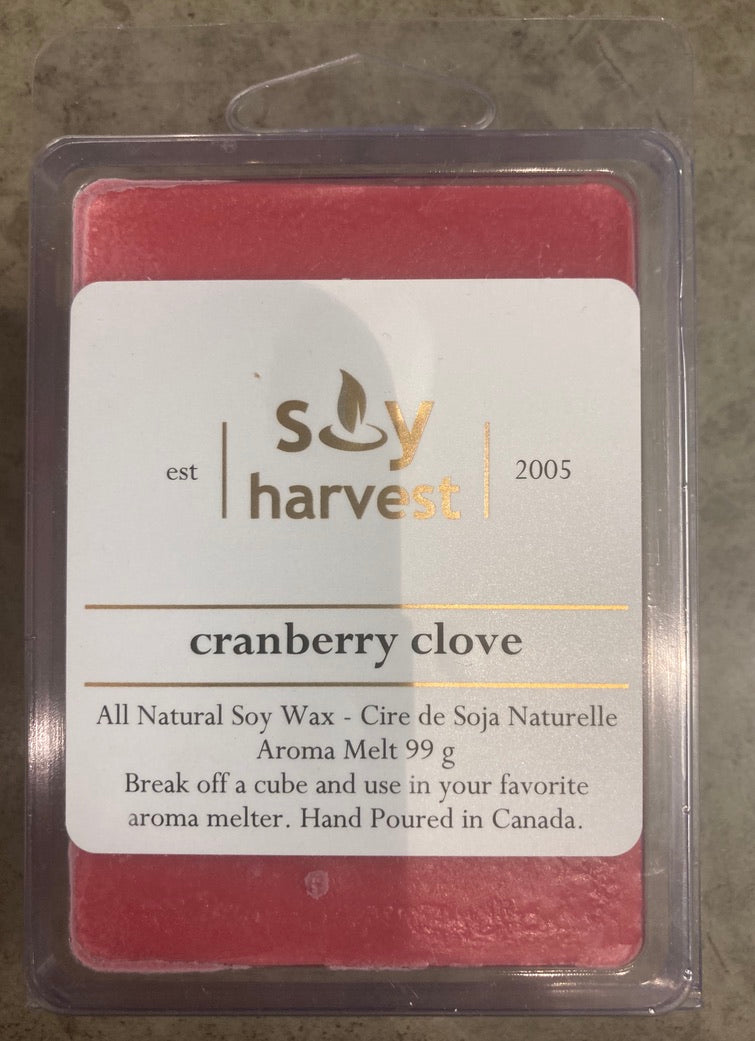 Soy Harvest Candles - Cranberry Clove - Melters