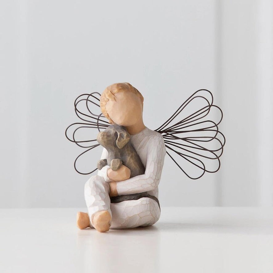 Willow Tree - Angel of Comfort (Boy with Dog)