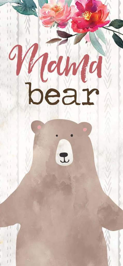 Sign - Word Block - Mama Bear