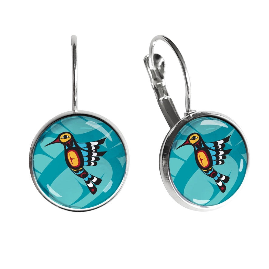 Oscardo - Francis Dick - Dome Earrings - Hummingbird