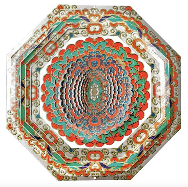Garden - Wind Spinner - Octagonal Mandala