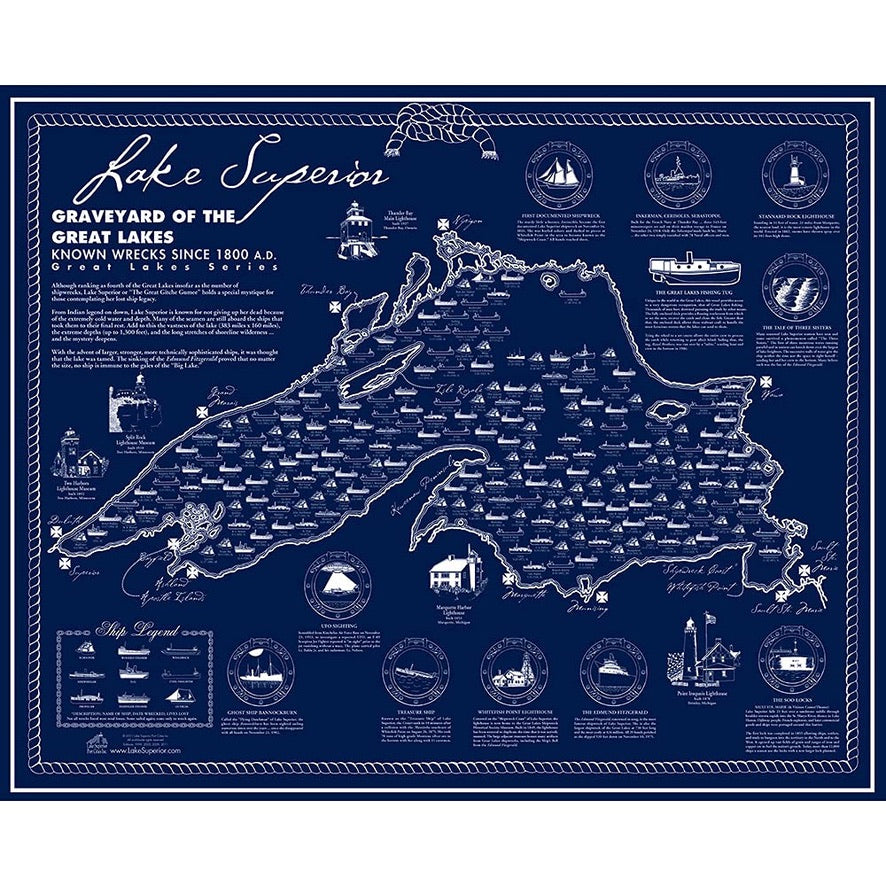 Souvenir - Lake Superior Shipwreck Poster