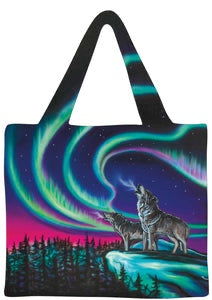 Reusable Bag - Amy Keller-Rempp - Sky Dance Wolf Song