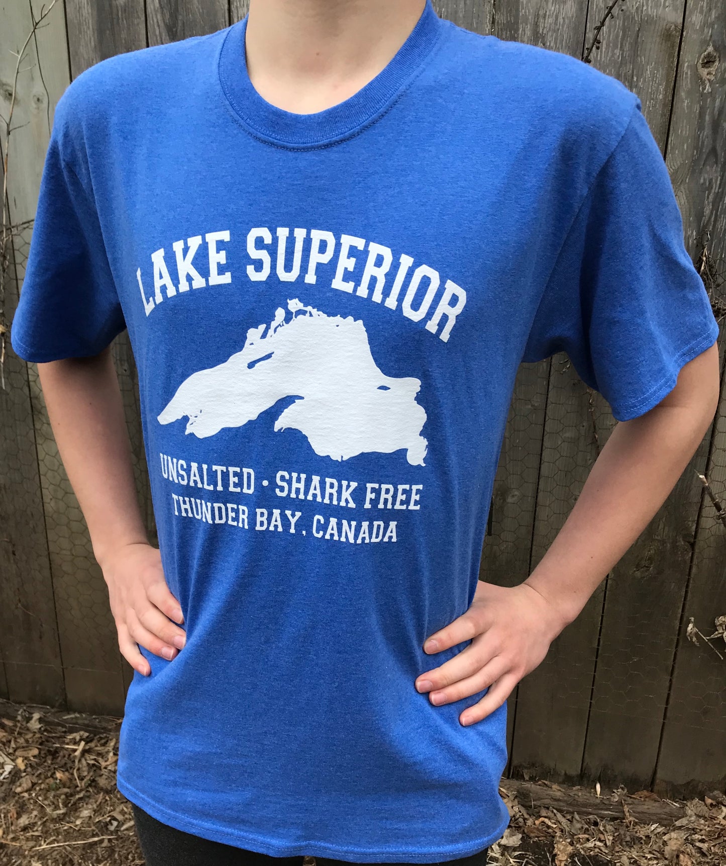 Thunder Bay T-shirt - Souvenir clothing - Heather Blue (Royal Heather)