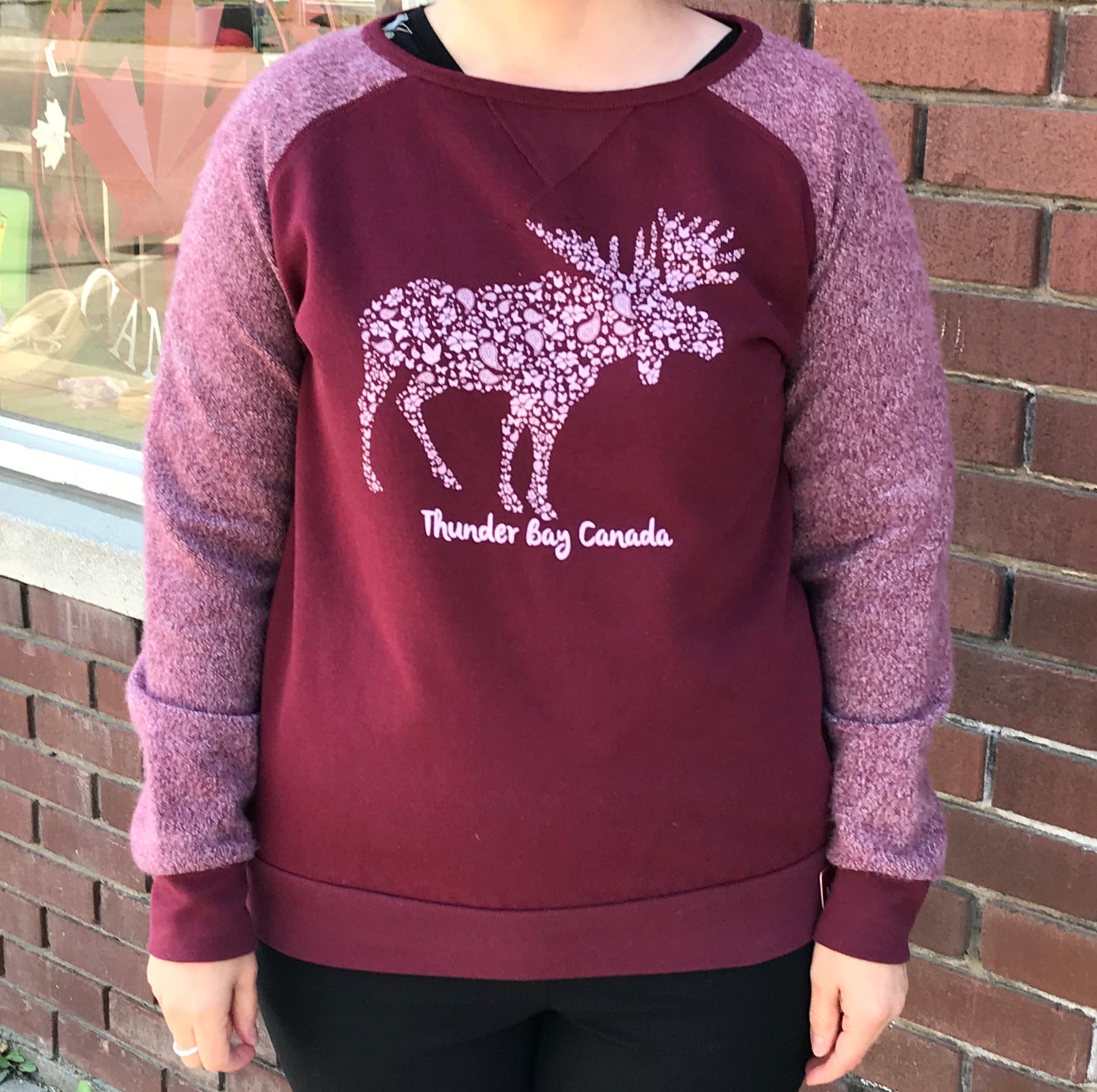 Ladies Sweatshirt - Thunder Bay, Canada - Red Moose
