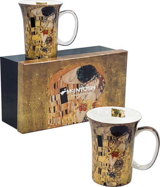 McIntosh China - Klimt - Set of 2 - "The Kiss"