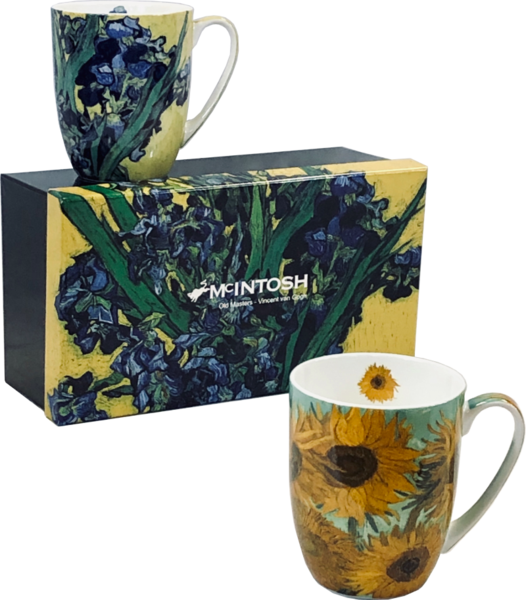McIntosh China - Van Gogh - Set of 2 - "Flowers"