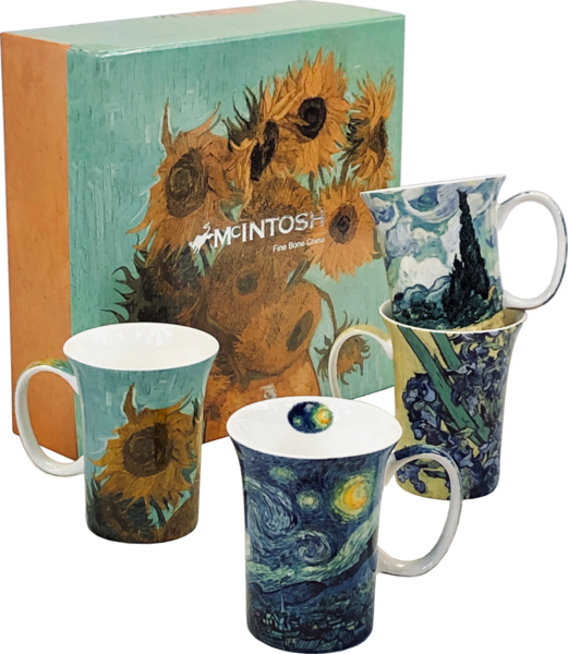 McIntosh China- Van Gogh Classics- Set of 4