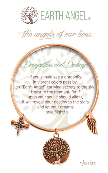 Earth Angel Bracelet - "Dragonflies and Destiny"