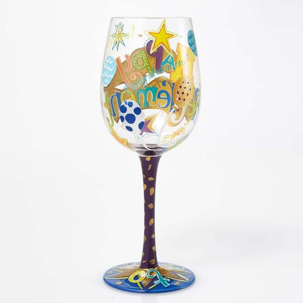 Lolita Wine Glass - "Happy Retirement"