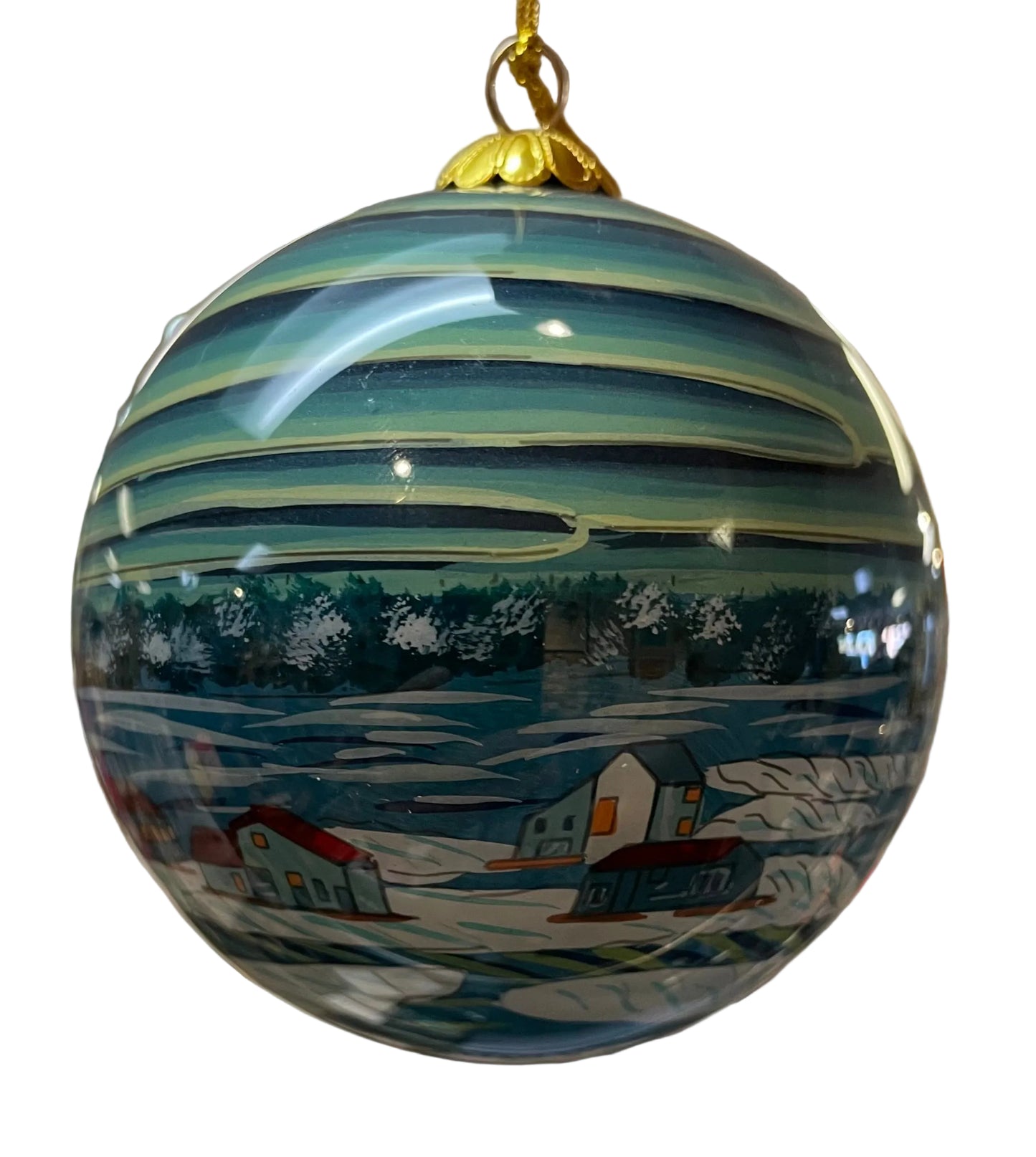 RCraig Artwork - Ornament - Houseboats of Yellowknife