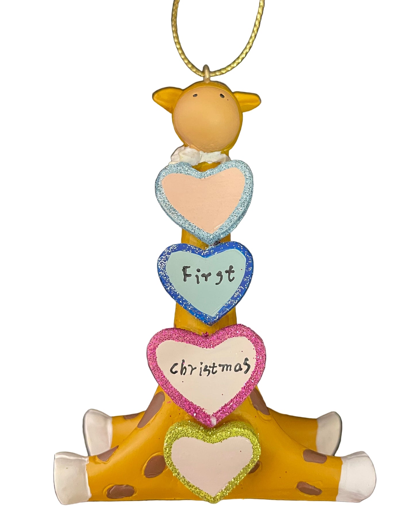 Christmas - Ornament - Baby's First Christmas - Giraffe