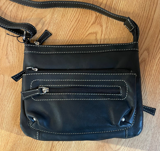 Leather Bag - Canadian Traveller - Black