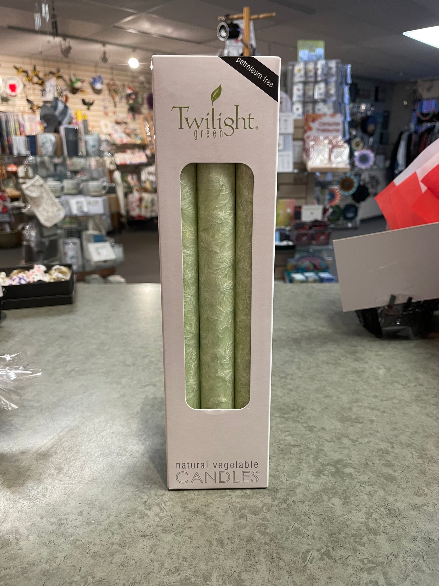Twilight Green Candles - Package of 6