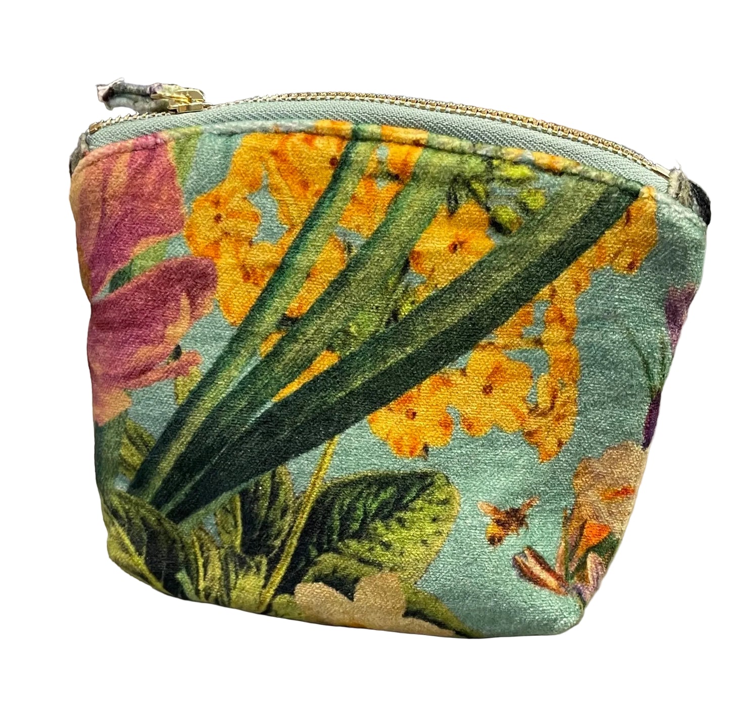 Powder Collection - Velvet Mini Pouch - Spring Flora