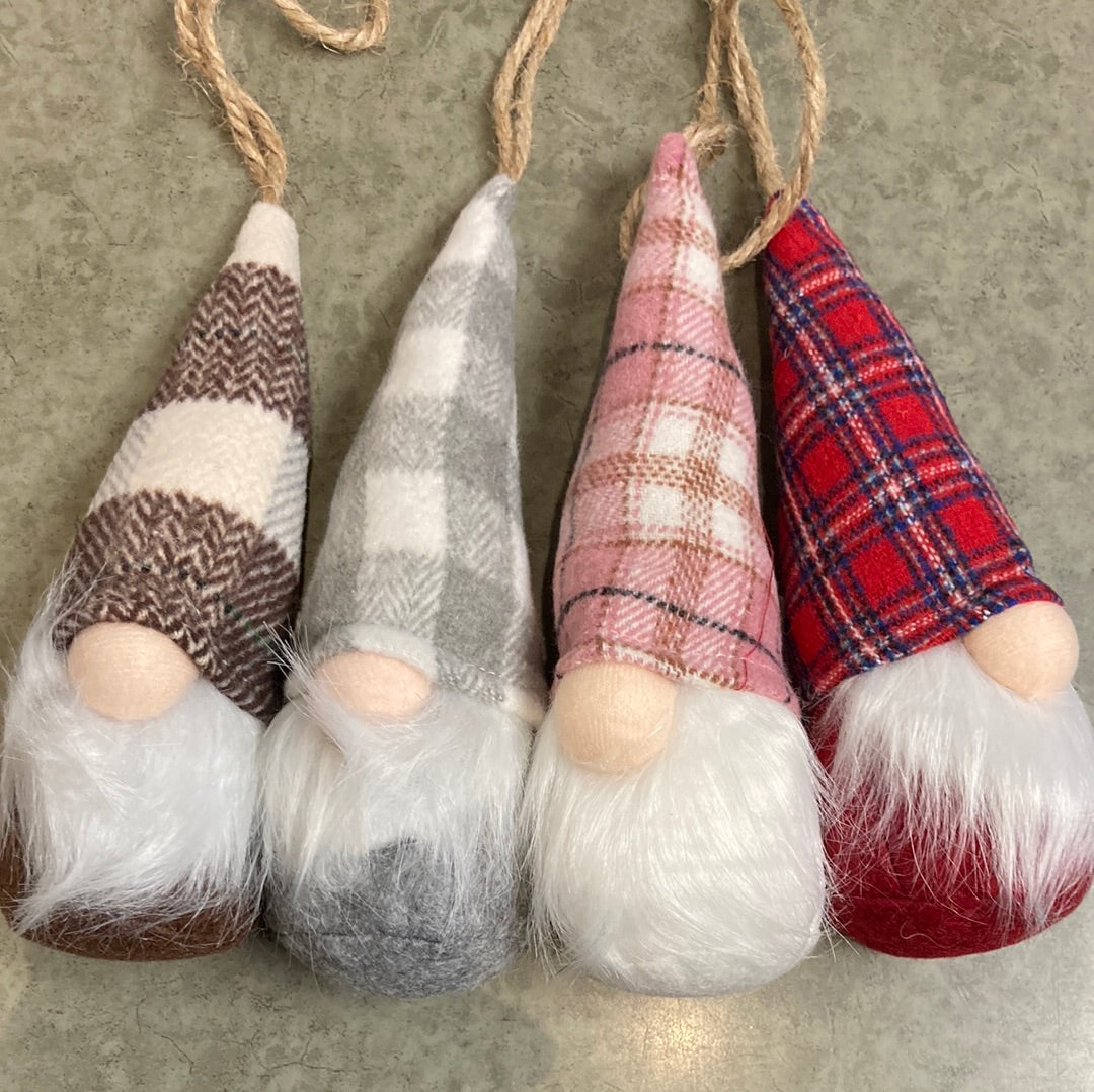 Christmas - Fabric Gnome Ornament - Assorted Varieties