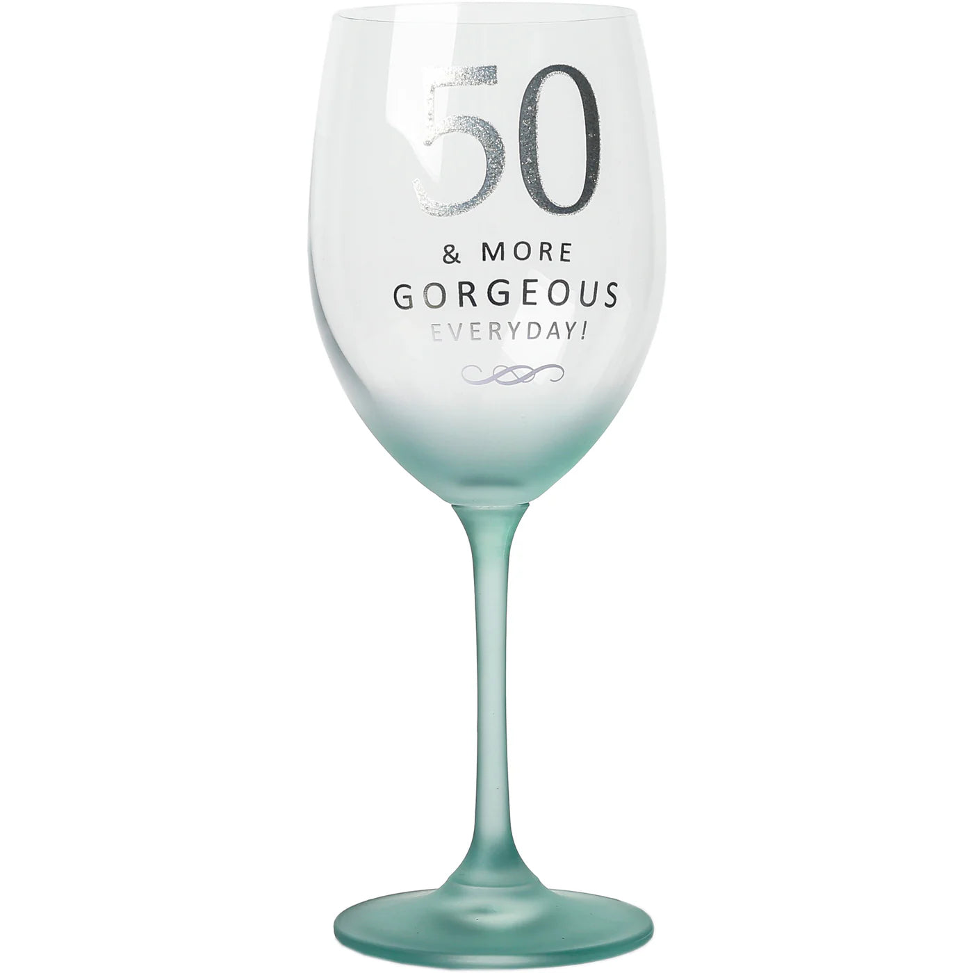Crystal Wine Glass - 50th