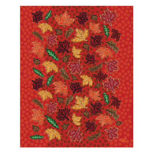 Oscardo - Leah Dorion - Eco Tea Towel - Fall Winds of Change