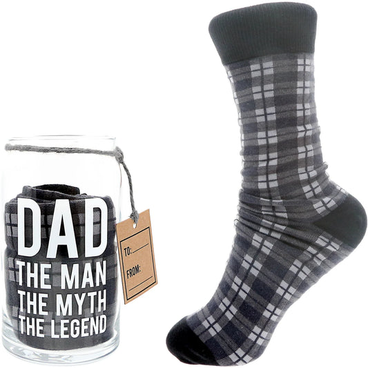 Beer Glass & Sock Set - Dad