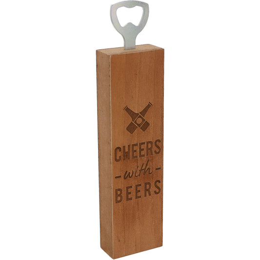 Drinkware - Cheer with Beers - Wooden Bottle Opener