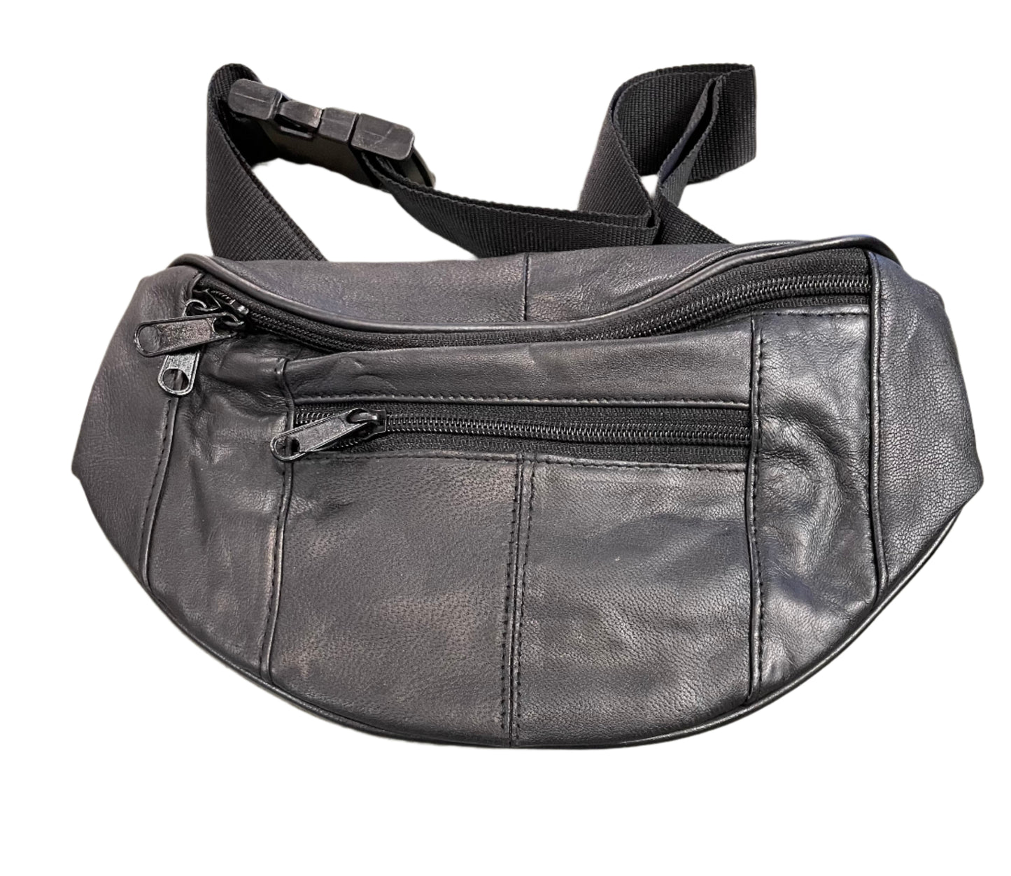 Leather Bag - JBG - Hip Pack - Black