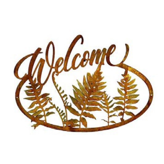 Sign - Metal - Welcome