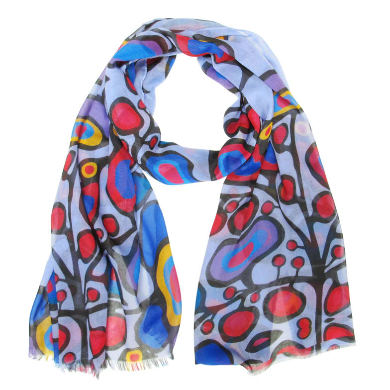 Oscardo - Norval Morrisseau - Woodland Floral - Eco Scarf