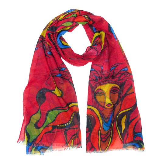 Oscardo - Daphne Odjig - Pow Wow Dancer - Eco Scarf