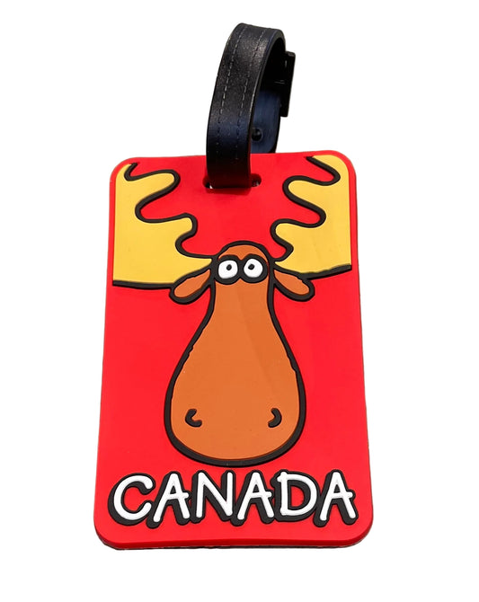 Souvenir - Luggage Tag - Goofy Moose - Canada