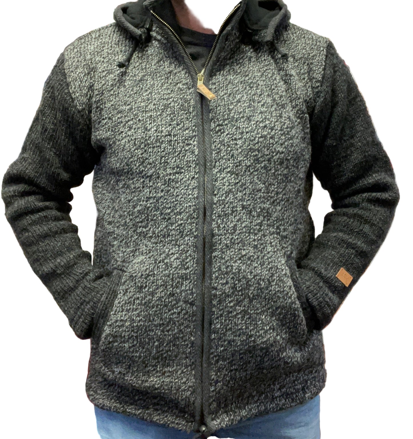 Souvenir Clothing - New Zealand Wool Kodiak Cardigan - Charcoal/Grey