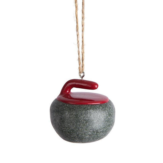 Christmas - Curling Rock Ornament