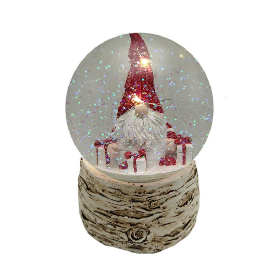 Christmas - Gnome Snow Globe with LED