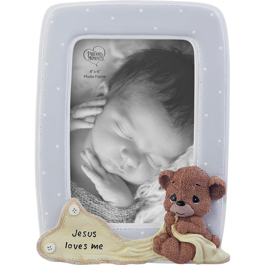 Precious Moments - Frame - Jesus Loves Me with Bear