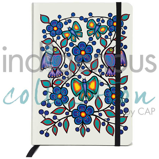 Indigenous Collection - Jim Oskineegish - Journal - White Floral Garden