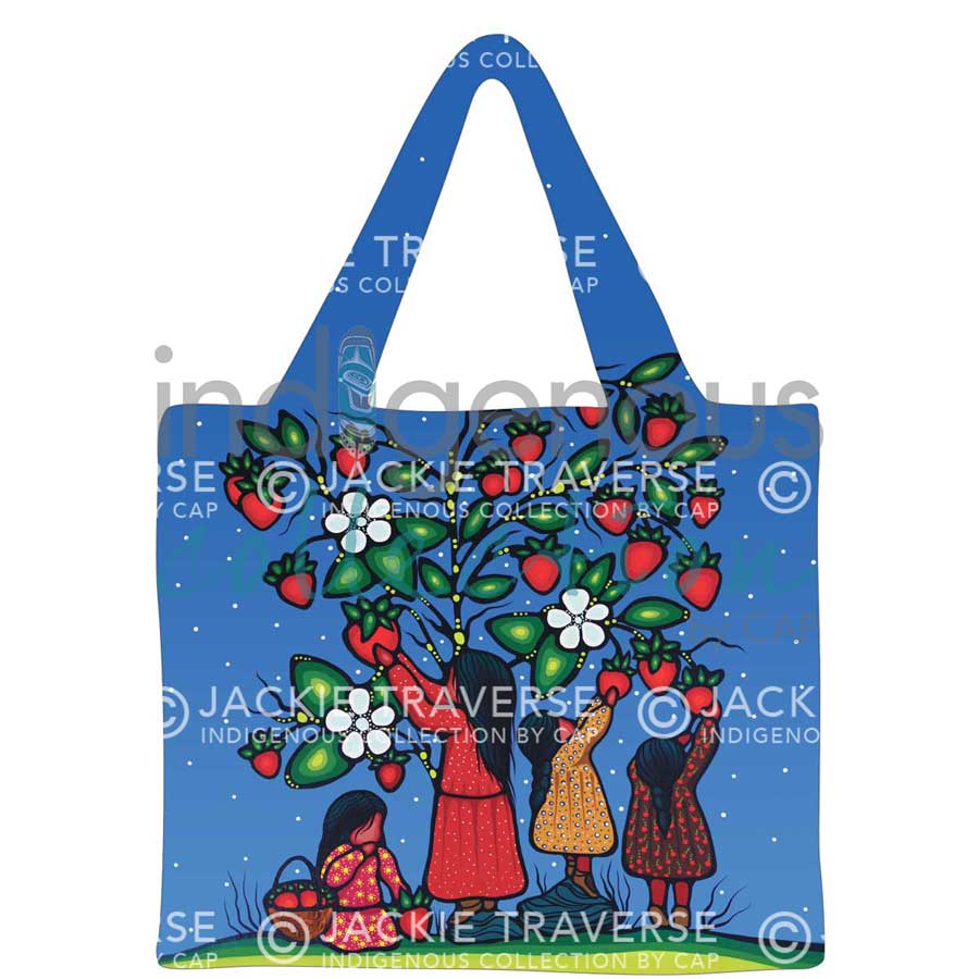 Indigenous Collection - Jackie Traverse - Reusable Shopping Bag - Heart Medicine
