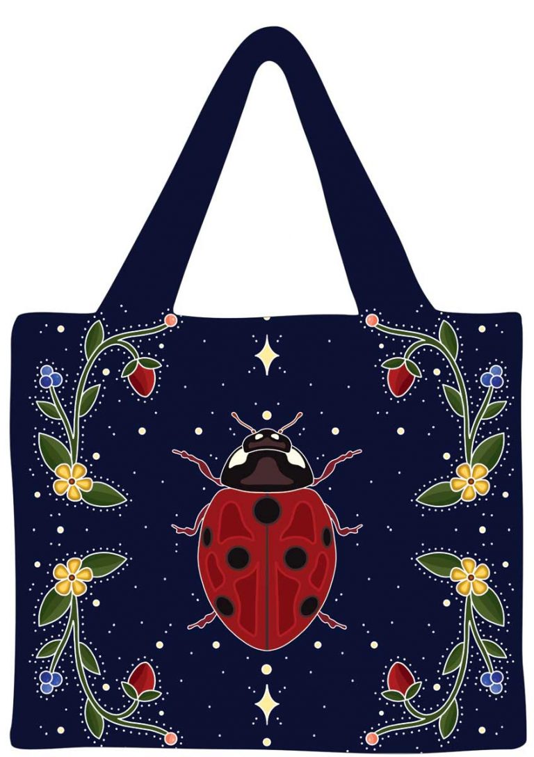 Indigenous Collection - Marissa Indoe - Reusable Shopping Bag - Ladybug