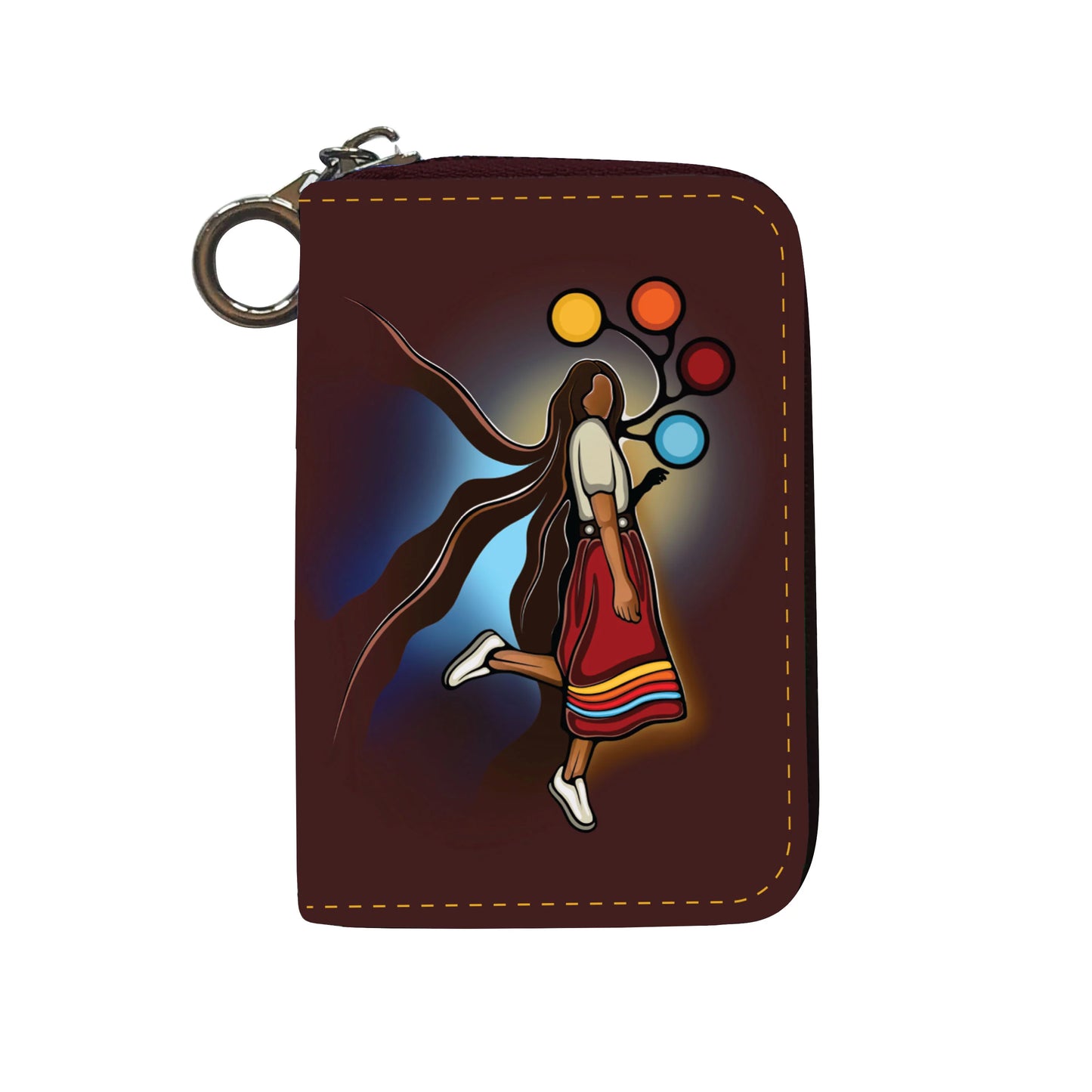 Oscardo - Emily Kewageshig - Zip-Around Coin Wallet - A Skirt With a Story