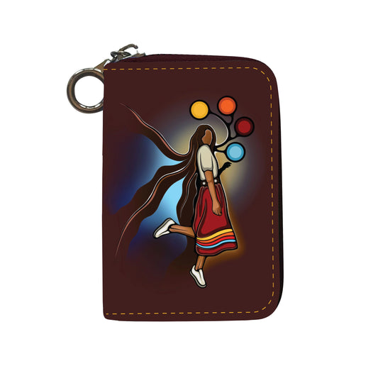 Oscardo - Emily Kewageshig - Zip-Around Coin Wallet - A Skirt With a Story